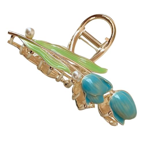 SHERCHPRY Perlen Haarkarte Perlen Haarnadel Haarspangen Dekorative Blumen Strass Haarnadel Haarspangen Für Frauen Styling Hochzeitskralle Tulpen Für Frauen von SHERCHPRY