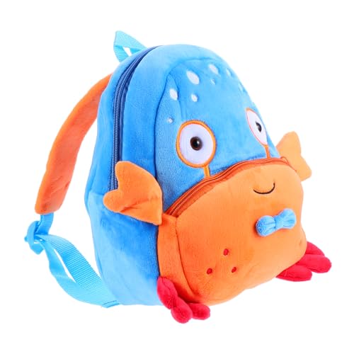 SHERCHPRY Plüsch Rucksack Für Junge Mädchen Mit Tierdesign Robust Und Langlebig Vorderseite Für Snacks Und Spielzeug Verstellbarer Schultergurt Geeignet Für Schule Reisen Und Alltag von SHERCHPRY