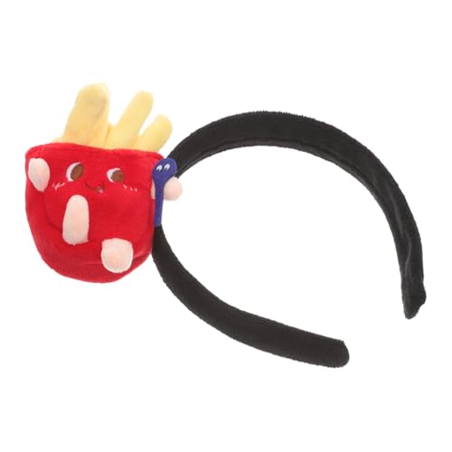 SHERCHPRY Pommes frites lustig Chip braten Karikatur Pommes-Frites-Kopfschmuck Kreativer Kopfschmuck mit einzigartigem Design Accessoires Kostüm Kostümzubehör Cartoon-Kopfbedeckung Stoff von SHERCHPRY