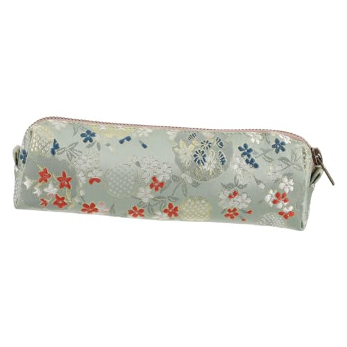 SHERCHPRY Portable Federmäppchen aus hochwertigem Stoff mit Elegantem Stickmuster Vielseitige Stifttasche für Schule und Büro Leichter Organizer für Schüler und Studenten Einfach zu von SHERCHPRY