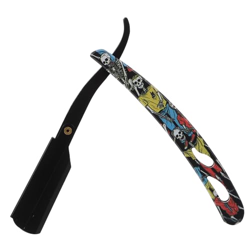 SHERCHPRY Edelstahlrasierer Für Männer Haar Manueller Rasierschneider Faltbares Design Barbershop-zubehör Praktisch Wiederverwendbar von SHERCHPRY