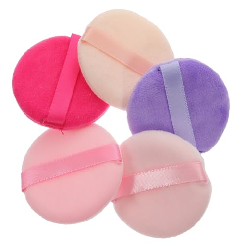 SHERCHPRY Puderquasten Make-up-quasten Für Frauen Foundation-quasten Trockenquasten Make-up-tools Für Frauen Boxen Beflockung Make-up Schwämme Beauty Foundation Schwämme Zufällige Farbe von SHERCHPRY