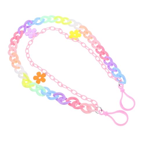 SHERCHPRY Punk Hip Hop Hosenkette Abnehmbare Bunte Regenbogen Resin Jeans Gürtel Kette für Damen Vielseitig Kompatibel Modisches Accessoire von SHERCHPRY