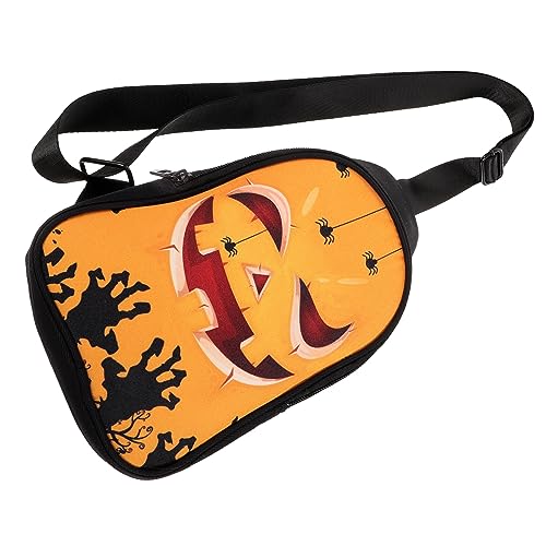 SHERCHPRY Reise-umhängerucksack Umhängetasche Schultertasche Tragbare Brusttasche Für Männer Handtasche Halloween-tragerucksack Brusttasche Für Herren Mann Skelett Hosenträger Stoff von SHERCHPRY