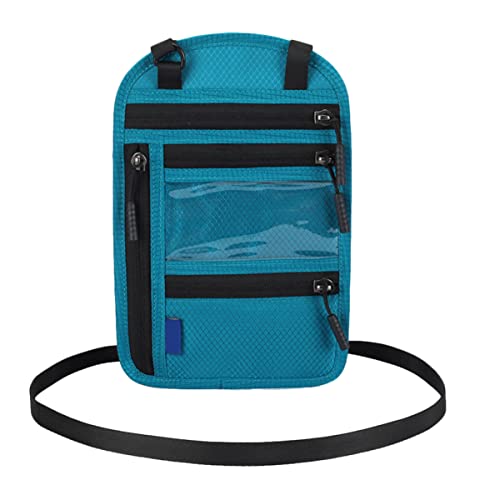 SHERCHPRY Reisepasshülle Mit Schlüsselband Reisetasche Für Damen Brustbeutel Zum Umhängen Reisebrieftasche Für Dokumente Und Karten Tragbare Reisedokumententasche von SHERCHPRY