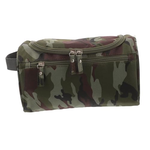 SHERCHPRY Reisetasche Für Herren wasserdichte Kosmetiktasche Praktischer Toilettenartikel Organizer Für Reisen Spritzwassergeschützt Stilvolles Design Camouflage von SHERCHPRY