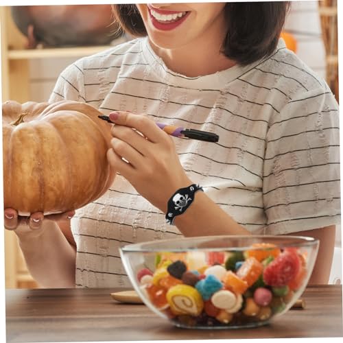 SHERCHPRY Retro Stil Armband mit Skelett Schädel Legierung Schmuck DIY Handgelenk Kette Verstellbar Langlebig für Halloween Party und für Frauen von SHERCHPRY