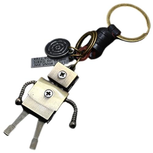 SHERCHPRY Kawaii Robot Schlüsselanhänger Aus Handgefertigter Schlüsselring Für Männer Und Frauen Als Zum Geburtstag Weihnachten Jubiläum Und Mehr von SHERCHPRY