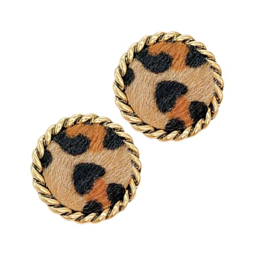 SHERCHPRY Runde Damen Ohrringe Leopardmuster Leichte Ohrstecker für Party und Alltag Vielseitiger Schmuck mit Kreativem Tierprint Hautfreundlich und Komfortabel zu Tragen SHERCHPRY Runde Damen Ohrringe Leopardmuster Leichte Ohrstecker für Party und Alltag Vielseitiger Schmuck mit Kreativem Tierprint Hautfreundlich und Komfortabel zu Tragen von SHERCHPRY