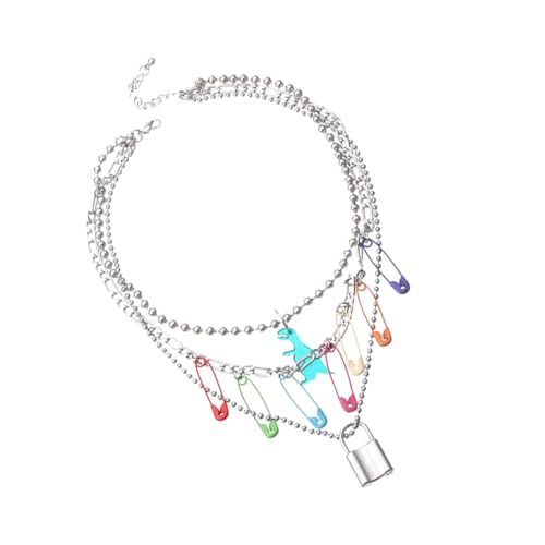 SHERCHPRY Runde Perlen Halskette Bunte Kettenanhänger Damen Choker Einzigartiger Schmuck für Outfits und Besondere Anlässe von SHERCHPRY