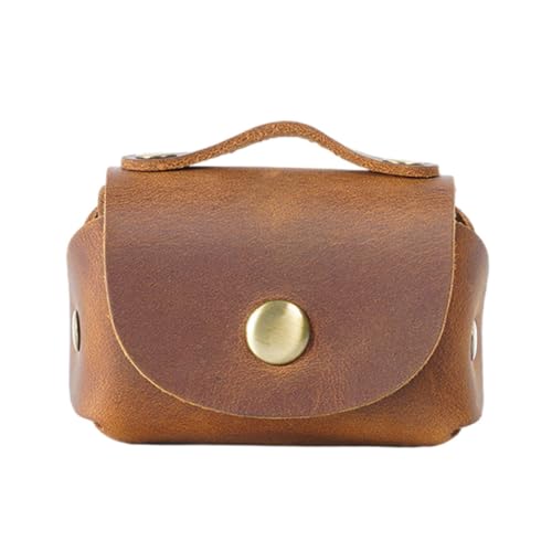 SHERCHPRY Schlüsseltasche Für Autoschlüssel Und Münzen Stilvolles Braunes Schlüssel-Organizer-etui Zuhause Und Unterwegs von SHERCHPRY