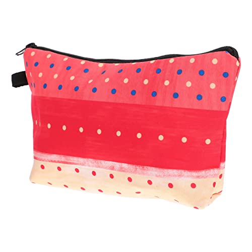SHERCHPRY Schminktasche Mit Punktemuster Vielseitige Damen-Kosmetiktasche Mit Reißverschluss Reise-toilettenbeutel Für Make-up Und Kosmetika von SHERCHPRY
