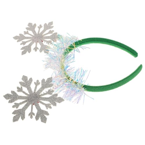 SHERCHPRY Schneeflocken Haarreifen Für Weihnachten Und Tragbares Weihnachts-accessoire Für Festlichkeiten Und Mit Kreativen Schneeflocken-details von SHERCHPRY