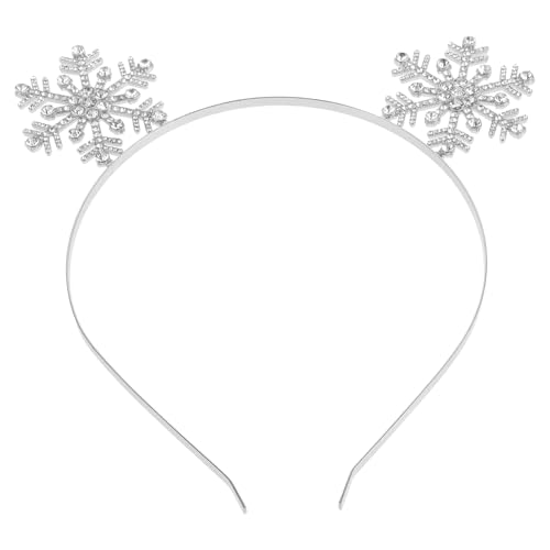 SHERCHPRY Weihnachts-schneeflocken Haarreif Mit Und Strass Festlicher Kopfschmuck Für Damen Party-accessoires Für Feiertagsfeiern Und Winter-events von SHERCHPRY