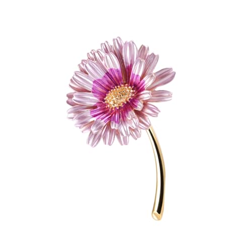 SHERCHPRY Sonnenblumen Brosche Umweltfreundlicher Legierung Modisches Design Leichte Anstecknadel für Kleidung Taschen Schals Stilvolles Muttertag für Damen von SHERCHPRY