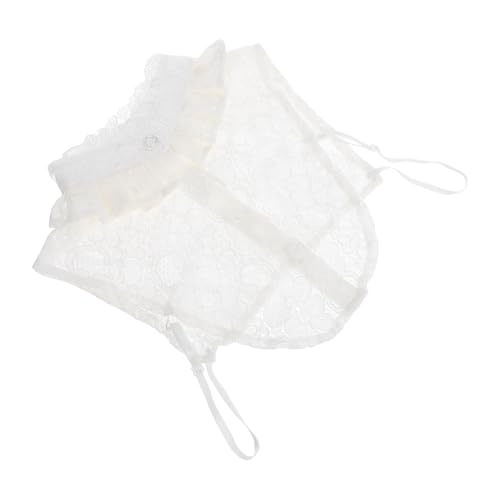 SHERCHPRY Spitzen Fake Kragen für Damen Abnehmbarer Stehkragen Blusen Einsatz Vielseitiges Dekorations Accessoire für Pullover Kleider und Jacken Leichter Eleganter Halbkörper Kragen in von SHERCHPRY