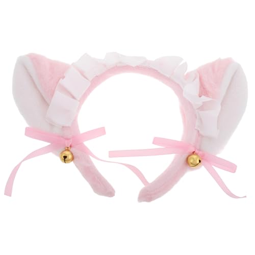 SHERCHPRY Lolita Cat Ears Headband Mit -bowknot Niedliches Maid Kostüm Zubehör Für Frauen Und Mädchen Für Partys Und Lolita Mode Bequemes Tragegefühl Vielseitig Kombinierbar von SHERCHPRY