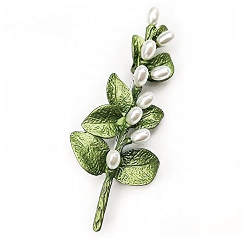 SHERCHPRY Kreative Brosche Weihnachtsgeschenke St Patrick's Brosche Pflanze Irisches Dekor Irisches Geschenk Lustige Brosche St. Patricks Day Schmuck Brustclip Perle Frau von SHERCHPRY