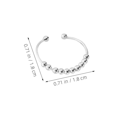 SHERCHPRY Stapelbare Damenringe Aus Sterling Silber Mit Perlen Einzigartige Fingeraccessoires Offene Ringdesigns Für Daumen Und Andere Fingergrößen von SHERCHPRY