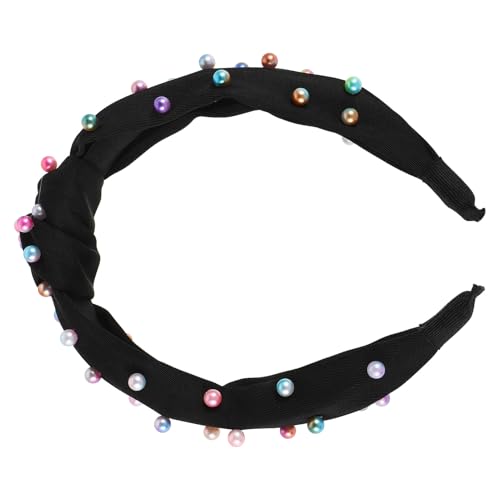 SHERCHPRY Stirnband mit breiter Krempe Bands Spa-Stirnbänder Stift Haarband Haargummi mit Perlen haarreifen damen haarschmuck geknotetes Stirnband geknotete stirnbänder für mädchen Abs Black SHERCHPRY Stirnband mit breiter Krempe Bands Spa-Stirnbänder Stift Haarband Haargummi mit Perlen haarreifen damen haarschmuck geknotetes Stirnband geknotete stirnbänder für mädchen Abs Black von SHERCHPRY