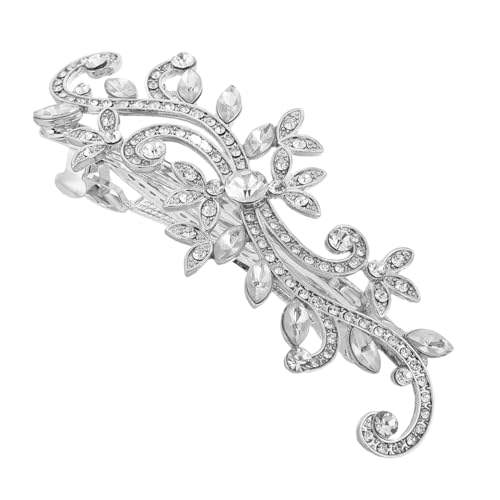 SHERCHPRY Strass Haarspange Metall Seitenspange Stilvolle Vintage Haarschmuck Für Hochzeiten Partys Damen Haarstyling-clips von SHERCHPRY