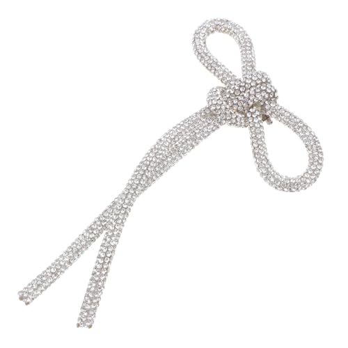 SHERCHPRY Strass Schleifen Brosche Pin Damen Modisch Vielseitig Funkelndes Schmuck Accessoire für Anzug Kleider Rucksack Langlebig Robust und Verblassungsbeständig von SHERCHPRY