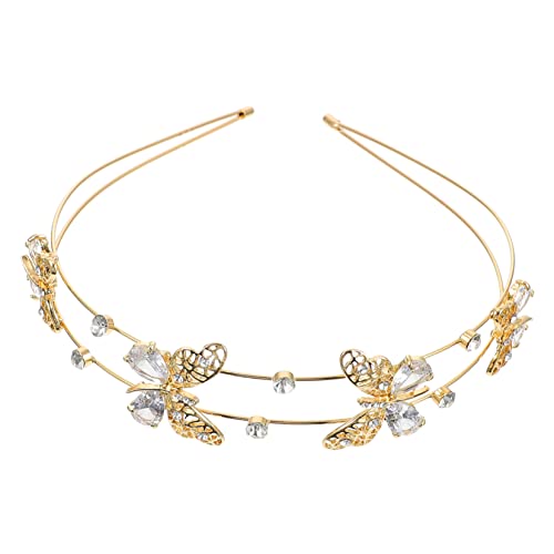 SHERCHPRY Strass Schmetterlinge Stirnband Kopfschmuck Für Damen Mädchen Hochzeit Party Schmuck Für Kopf Und Haar von SHERCHPRY