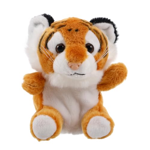 SHERCHPRY Mini-plüsch-Tiger-Spielzeug Kleine Stofftiere Mit Umhängeband Niedliche Tier-schlüsselanhänger Hängendes Ornament Für Party Karneval Anhänger Für Rucksack Tasche von SHERCHPRY