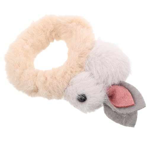 SHERCHPRY Süße Plüsch-haargummis Für Mädchen Mit Kaninchen-design Elastische Haargummis Für Ostern Und Täglichen Gebrauch Komfortable Und Flexible Haaraccessoires von SHERCHPRY