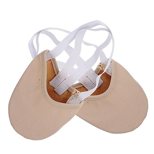 SHERCHPRY rutschfeste Tanzsocken Für Damen Und Mädchen Halbe Sohle Hautfarben Bequem Atmungsaktiv Für Yoga Bauchtanz Und Pilates von SHERCHPRY