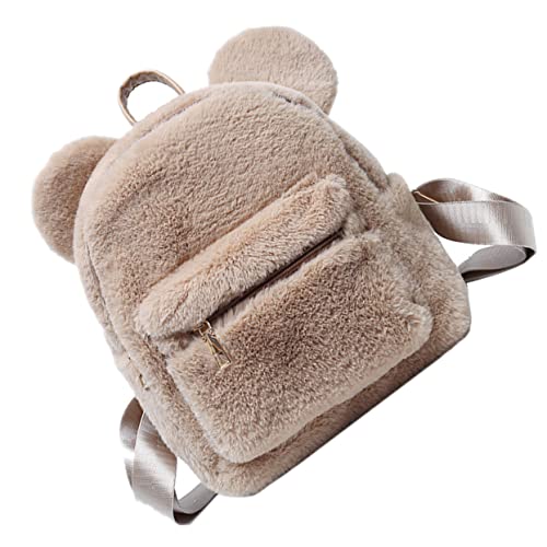 SHERCHPRY Tasche 1 Geschenke Niedlich Aufbewahrung Mode Schule Geburtstag Mini Winter Plüsch Ohren Geldbörse Fuzzy Teen -Schulter Boysand Kawaii Falsche Trage Falsche Tragetasche von SHERCHPRY