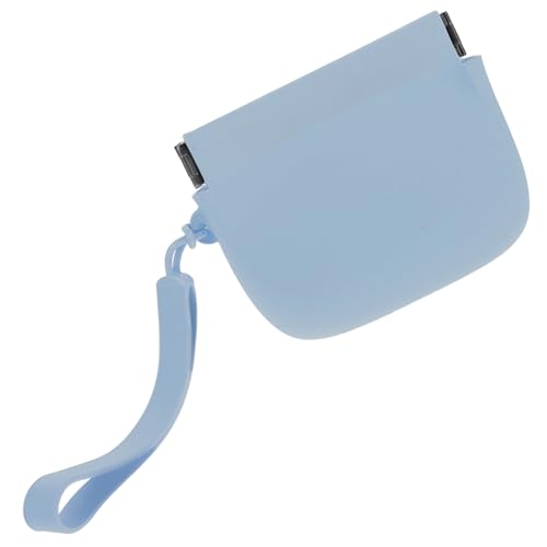 SHERCHPRY Tragbare Geldbörse Dame Selbstschließender Kleiner Beutel Minimalistisch Reisen Trendy Geldbeutel Schlüssel Kleine Tasche Geldbörse Für Kleine Handtaschen Für Frauen Legierung Blue von SHERCHPRY