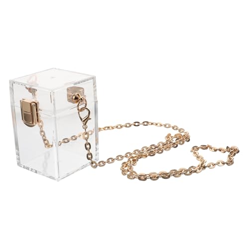 SHERCHPRY Kleine Geldbörse Münzbörse Damenbeutel Mit Kette Kleiner Münzbeutel Schlüsselbörse Lippenstifttasche Umhängegeldbörse von SHERCHPRY