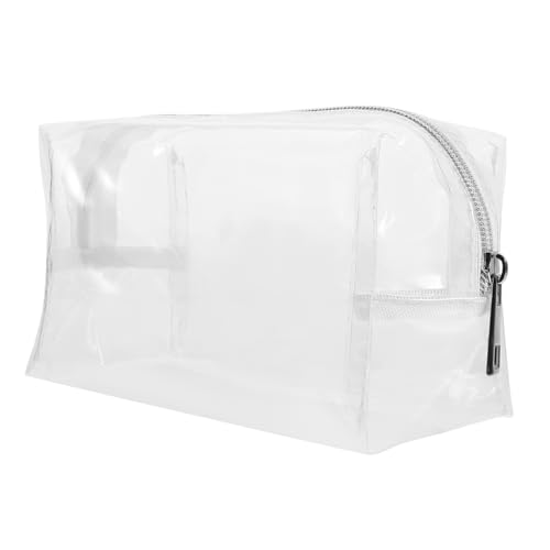 SHERCHPRY Transparente Tragbare Kosmetiktasche Mit Großer Kapazität Für Damen Robustes Material Für Reisen Fitness Und Camping Zur Aufbewahrung Von Make-up Und Accessoires von SHERCHPRY