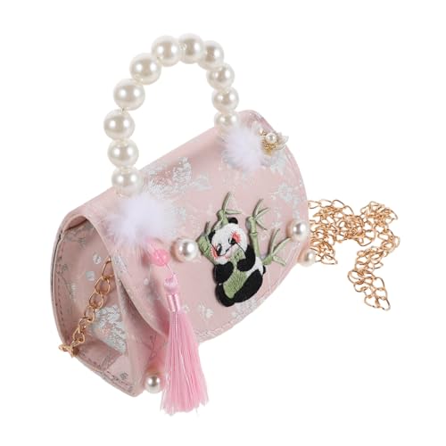 SHERCHPRY Umhängetasche Für Mädchen: Einzigartige Handtasche Im Chinesischen Stil Mit Cartoon-Panda-Muster – Leicht Und Für Kinder, Tolles Geburtstagsgeschenk von SHERCHPRY