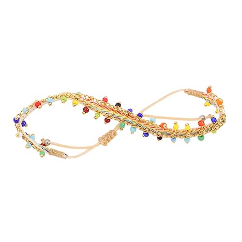 SHERCHPRY Verstellbares Boho Armband Handgefertigt Geflochtenes Kupferseil Unisex Partner Schmuck Verstellbare von SHERCHPRY