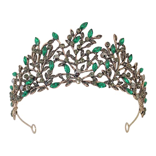 SHERCHPRY Vintage Barock Braut Haarschmuck Design Tiara Krone Hochzeit Stirnband Damen Haarschmuck Langlebig Elegant für Braut und Festliche Anlässe von SHERCHPRY