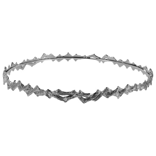 SHERCHPRY Wellenförmiges Vintage-stirnband Aus Metall Gedrehter Retro-haarreifen Rutschfeste Haar-accessoire Für Damen Und Mädchen Gesichtswäsche Und Styling von SHERCHPRY