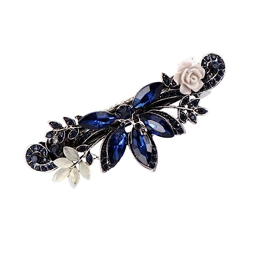 SHERCHPRY Vintage Haarklammer aus Robustem Legierungs Material mit Funkelnden Strass und Katzenaugensteinen Modischer Langlebiger Haarclip für Damen Perfektes Haarschmuck Accessoire von SHERCHPRY
