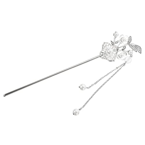 SHERCHPRY Vintage Haarnadel mit Blumen und Quasten für Damen Haarschmuck Accessoire für Hochsteckfrisuren und Besondere Anlässe von SHERCHPRY