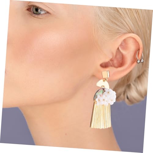 SHERCHPRY Vintage Ohrringe für Frauen Chinesische Quastenohrringe mit Luxuriösen Anhängern Leichter Ethno Style Einzigartiger Boho Schmuck für Besondere Anlässe und Alltag von SHERCHPRY