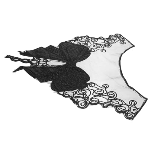 SHERCHPRY Wasserlösliche Spitzenkragen Armmanschetten Für Damen Hemd Damenbezüge Bluse Rechteckige Sonnenbrille Faux Gothic Mode Kopfbedeckung Wickel Falsches Kostüm Retro Besatz von SHERCHPRY