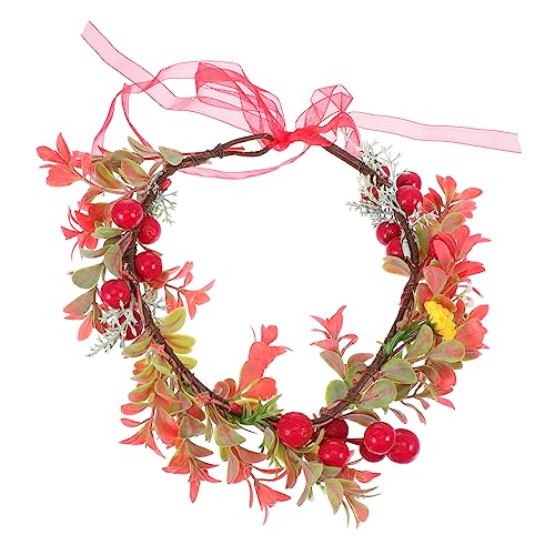 SHERCHPRY Weihnachtlicher Garland Haarreifen mit Beeren Festlicher Kopfschmuck für Damen für Xmas Feiern Fotografie und Besondere Anlässe Accessoire für Outfit SHERCHPRY Weihnachtlicher Garland Haarreifen mit Beeren Festlicher Kopfschmuck für Damen für Xmas Feiern Fotografie und Besondere Anlässe Accessoire für Outfit von SHERCHPRY