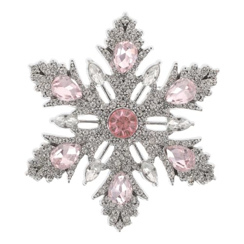 SHERCHPRY Weihnachts Schneeflocken Brosche Hochzeitsbroschen Broschennadeln Für Frauen Weihnachts Anstecknadeln Feiertags Anstecknadel Winter Anstecknadel Große Broschen Für Frauen von SHERCHPRY