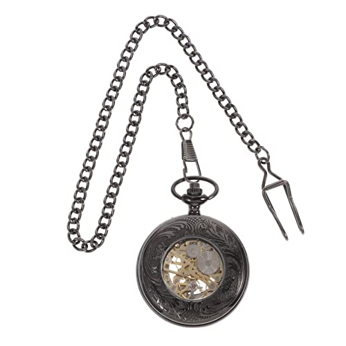 SHERCHPRY Unisex Taschenuhr Mit Abnehmbarer Kette Retro-Stil Automatische Mechanische Bewegung Runde Zifferblatt Für Männer Und Frauen Aus Langlebigem Und Edelstahl Präzise Zeitansage von SHERCHPRY