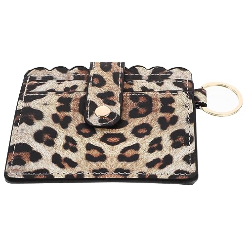 SHERCHPRY business card holder wallet ladies wallet small women wallet leopard purse women's card cases credit card case for women leopard wallet Bank card student pu leather card box, Leopard, von SHERCHPRY