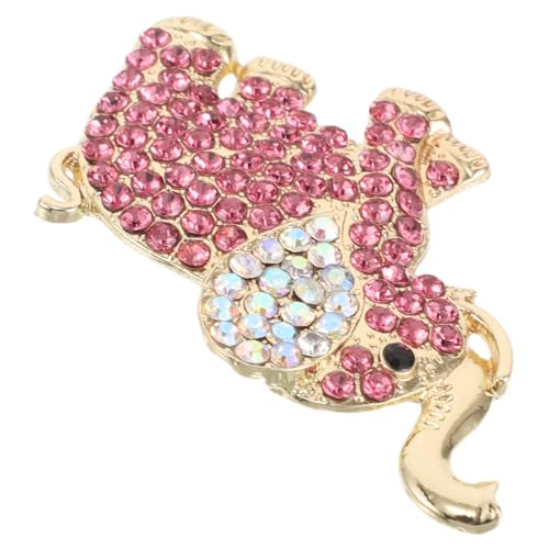 SHERCHPRY Modische Elefanten-brosche Für Damen Emaille Revers Schal Clip Für Anzug Kleid Kristall Tier-brosche Für Damen Und Herren Accessoires von SHERCHPRY