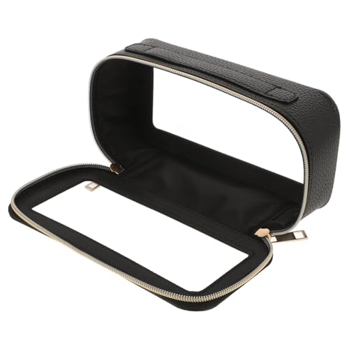 SHERCHPRY Reise-Make-up-Tasche – PVC-Tasche Mit Pu-Material Tragbarer Kulturbeutel-Organizer Für Damen Und Herren von SHERCHPRY