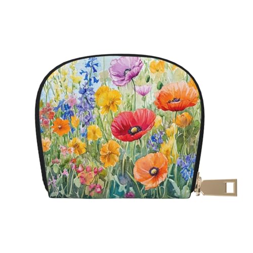 SHFJASBNUMG Hawaii Beach Palme Sonnenuntergang Ledertasche Sonnenuntergang Geldbörse Hawaii Strand Kartenpaket College Studenten – Campus ID und Esskarten-Organizer 9 x 11 cm, A13, 9X11CM von SHFJASBNUMG