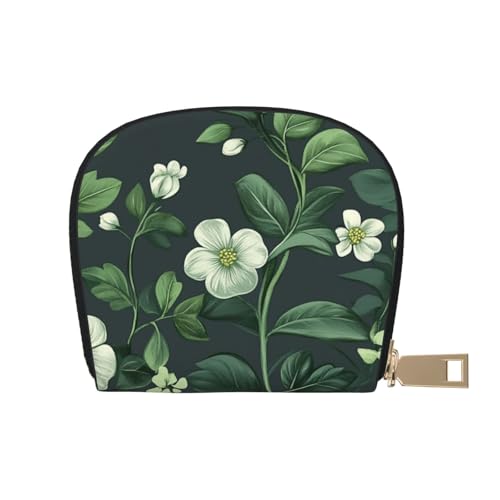 SHFJASBNUMG Pilzgarten-Geldbörse, Pilzhaus, Karten-Set, bunte Ledertasche, minimalistische EDC-Fans – unverzichtbare Lösung für den täglichen Gebrauch, 9 x 11 cm, A18, 9X11CM von SHFJASBNUMG